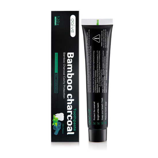 Bamboo Charcoal Toothpaste Teeth Whitening Powder Toothbrush Set
